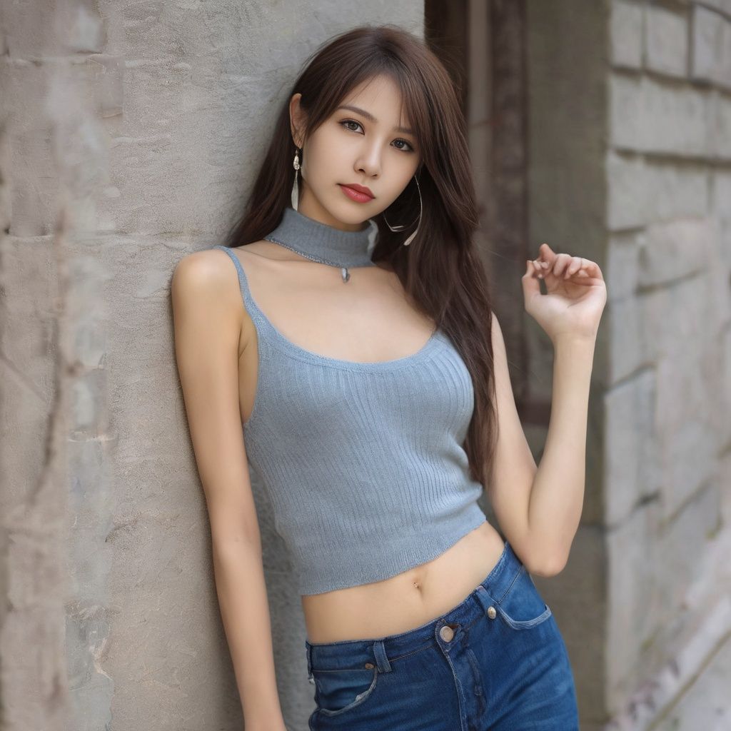 (best quality), (realistic, photo-realistic:1.3), (masterpiece:1.3), CG, unity, 8k, amazing, finely detail, ultra-detailed, highres, absurdres , (1 girls), solo, cute, (mature face), young, (((black long hair, bangs))), (closed mouth:1.2) , sweater dress, virgin killer sweater, clothing cutout, turtleneck, sleeveless, ((night, street)), cowboy shot, standing, smile, bare arms , extremely delicate and beautiful, extremely detailed, beautiful detailed girl, best shadow, extremely detailed eyes and face, beautiful detailed nose , beautiful detailed hand, beautiful delicate glossy lips:0.8, (glossy face and body skin), ((oily body skin)), ((dramatic light)) <lora:Cmhxy_MixXL:1>