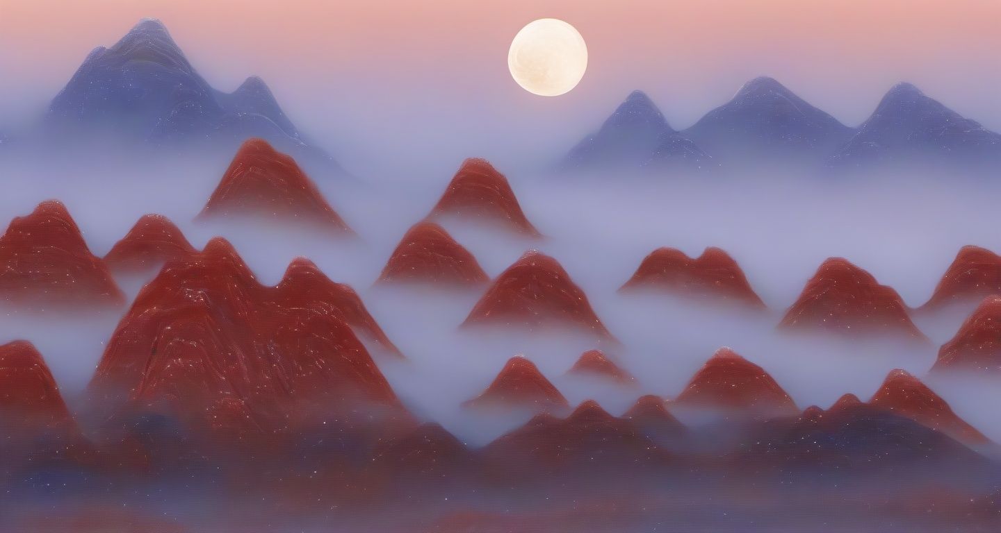 <lora:sdxl_shenhua_v2:1>plateau,moon,