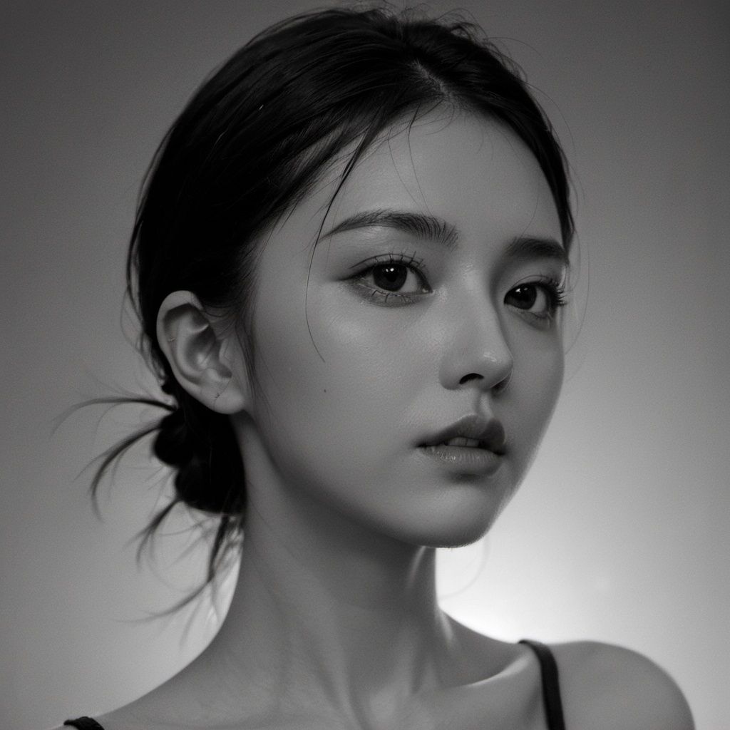 xxmix_girl,  portrait of a woman,  dark theme on Tensor.Art