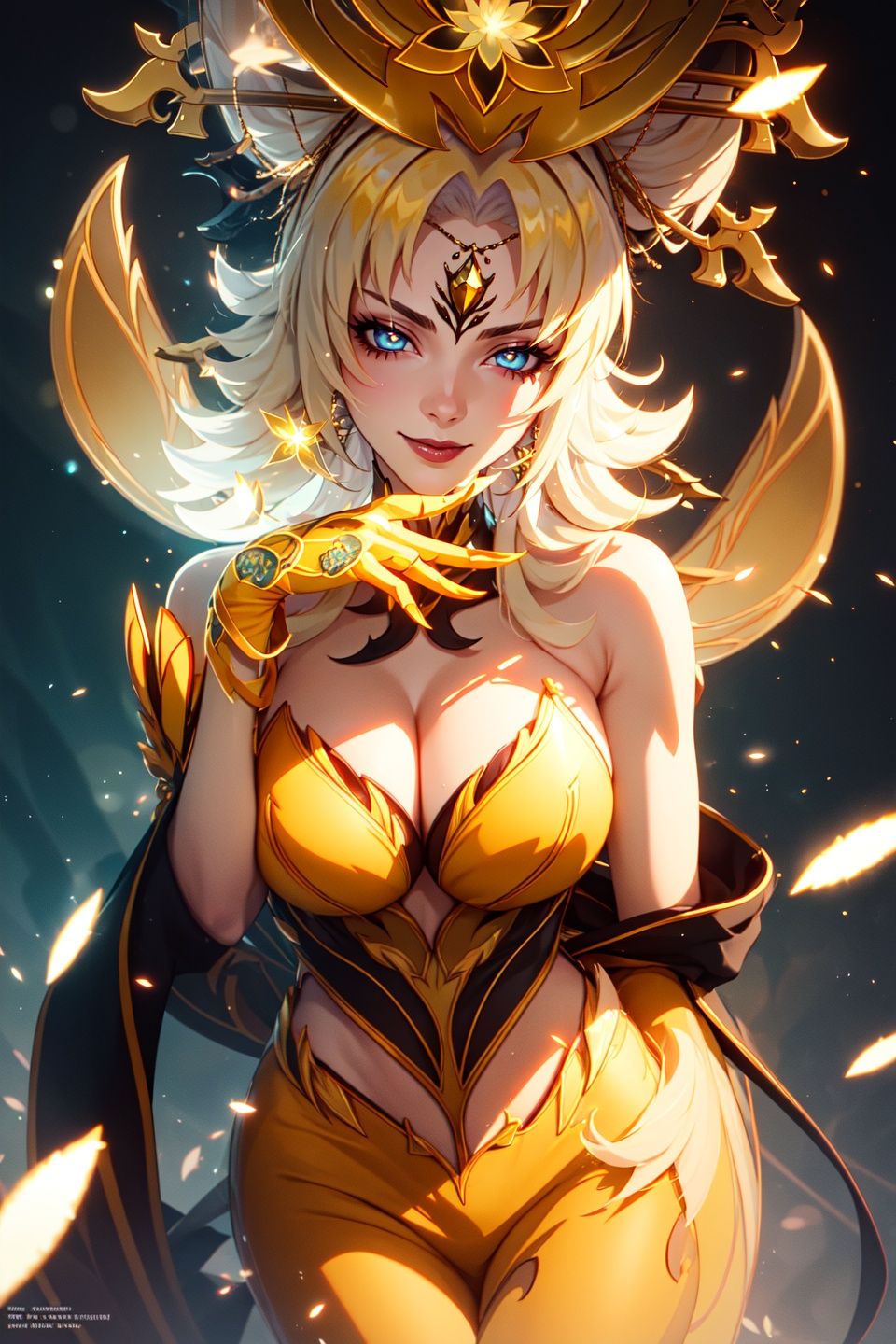 (yellow phantylia),  (masterpiece,  best quality on Tensor.Art