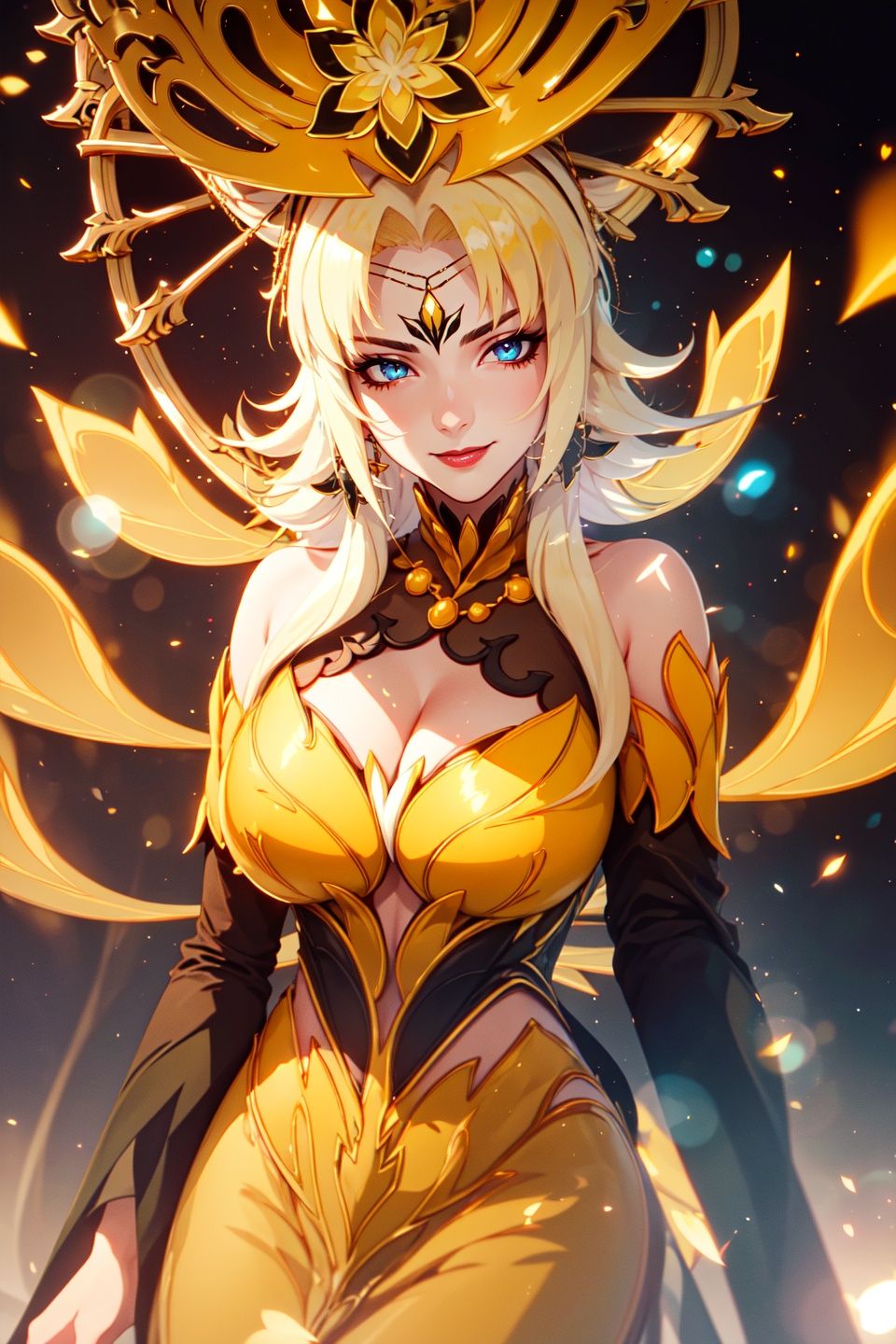 (yellow phantylia),  (masterpiece,  best quality on Tensor.Art