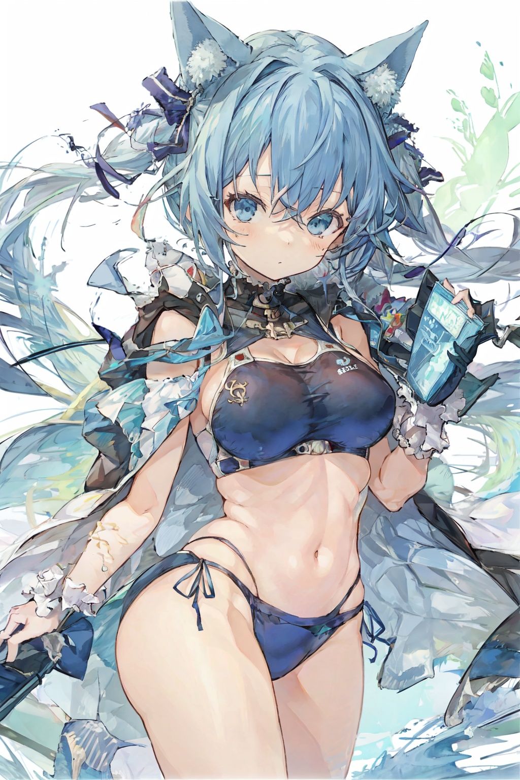 masterpiece, best quality,1loli,swim_suit