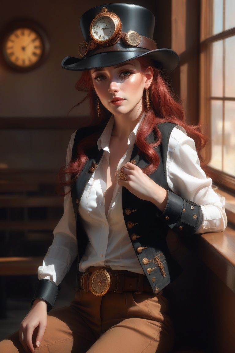 HZ steampunk,  Masterpiece,  highres on Tensor.Art