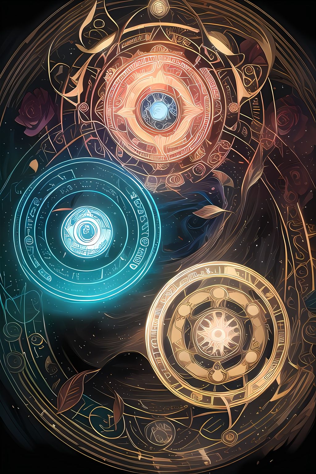 (personality change:1.45),close-up shot,Zan hairpin flower,(in the phyrexian,The gate of  Various magic worlds,(Magic the gathering style,Mother of Machines:1.2)gate,gate to the end),cyborg,phyrexian pupils,falling leaves,falling flowers,((beautiful detail face and body,clear face,Complete face:1.3)),wind,(flowing),fantastic wind,((colorful concentric circles behind,all worlds gate)),(colorful rose),dynamic angle,(flowing detailed colorful butterfly,beautiful detailed crystal water,Magic Circle Water:1.15),art by Wlop and Tomasz Jedruszek and Darek Zabrocki