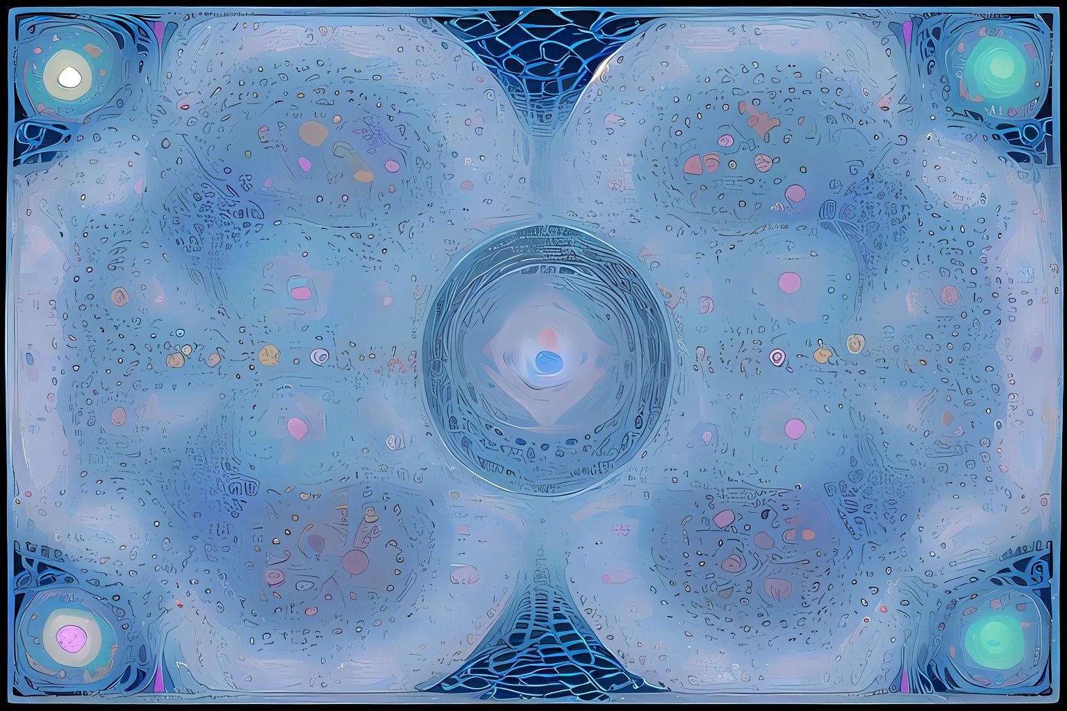 (Deconstruction,fractal geometry,Riemann geometry,discrete geometry,multi-point perspective,Fractal geometry,Fauvism,Fibonacci sequence,Scatter plot,normal distribution:1.2)magic circle,
