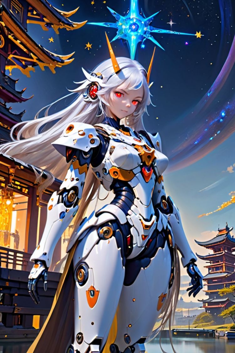 机甲少女|-基础模型XLMecha Musume by Links on Tensor.Art