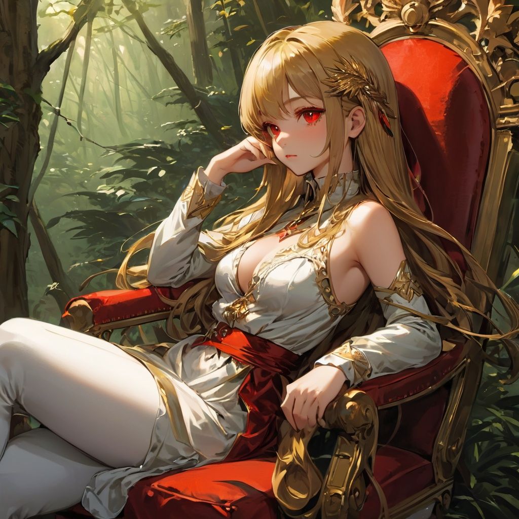 anime,  Medium view,  girl focus on Tensor.Art