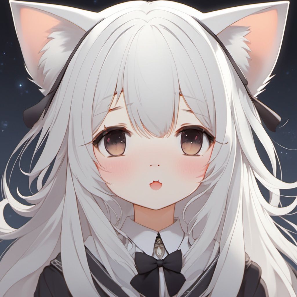 1girl, solo, long hair, white hair,depth of field,deep view,front,cat ear,loli,
bieme