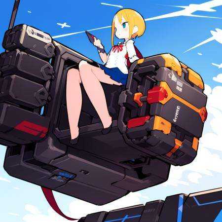 mech parts,  cyborg,  1girl on Tensor.Art