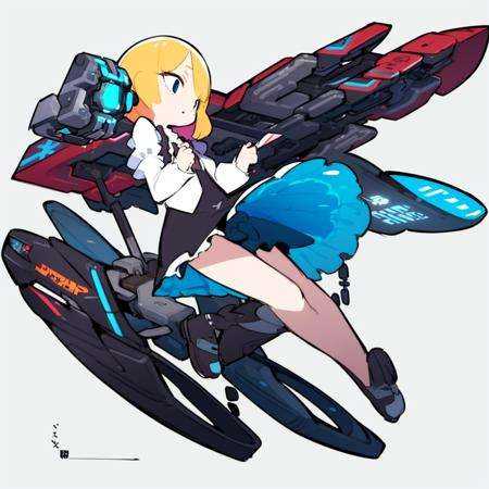 mech parts,  cyborg,  1girl on Tensor.Art