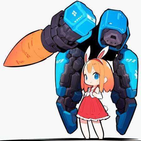 mech parts,  full body,  chibi on Tensor.Art