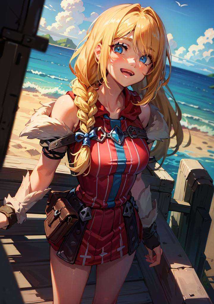 Beach,  1girl,  astridWaifu on Tensor.Art