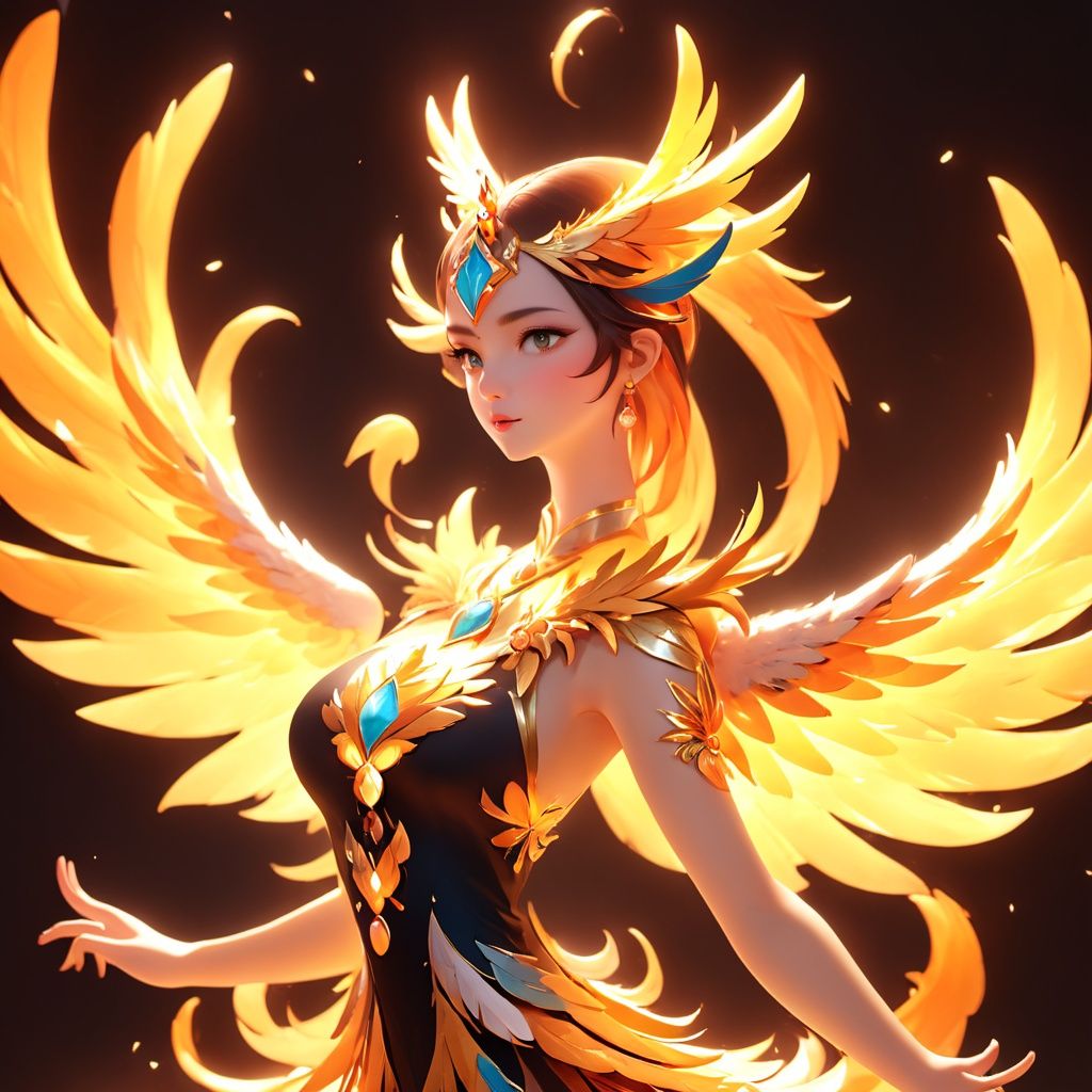phoenix,  masterpiece,  best quality on Tensor.Art
