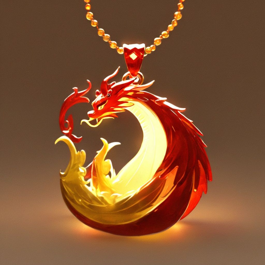 Holy Dragon Pendant,  masterpiece,  best quality on Tensor.Art