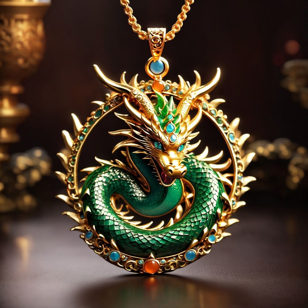 Holy Dragon Pendant,  masterpiece,  best quality on Tensor.Art