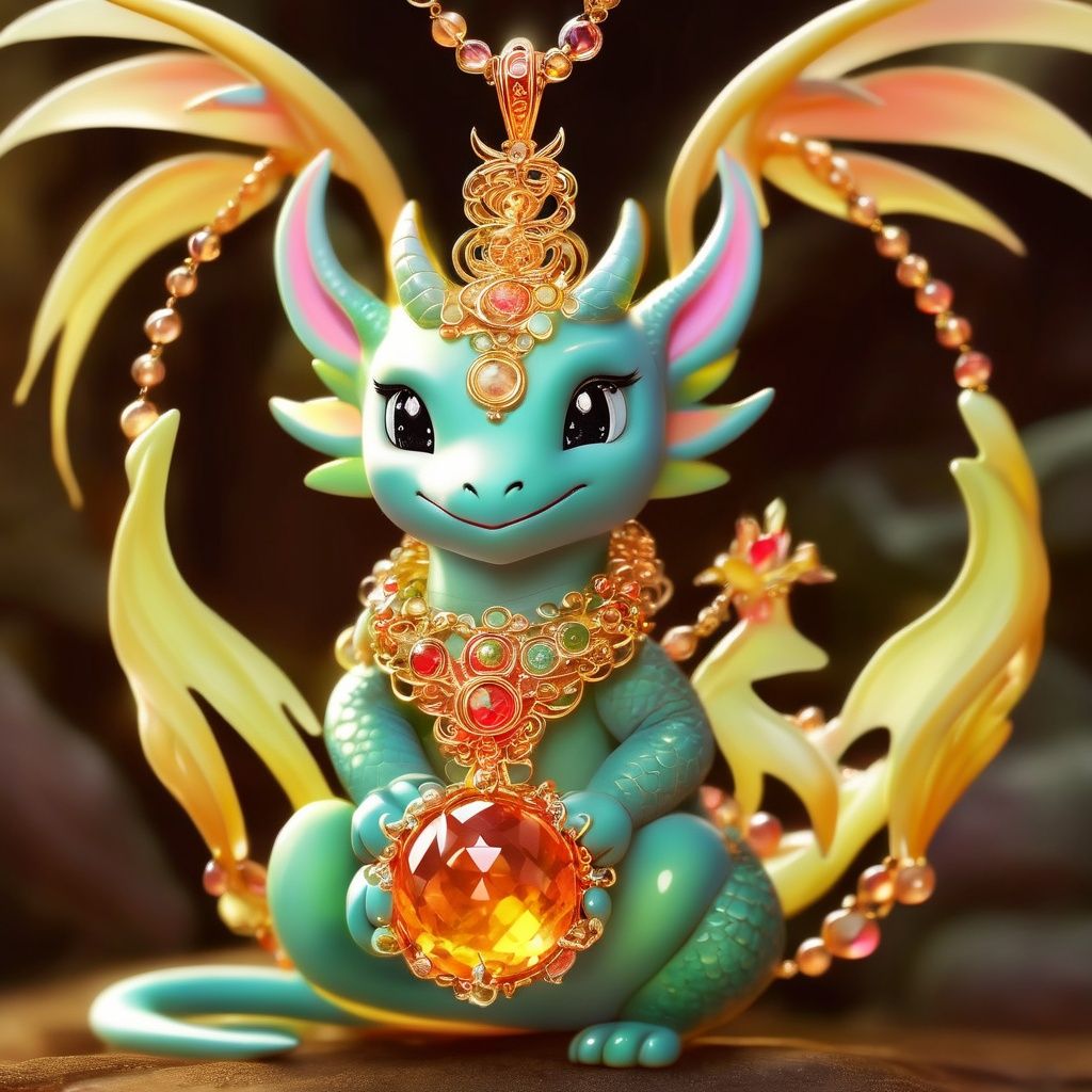 Holy Dragon Pendant,  masterpiece,  best quality on Tensor.Art
