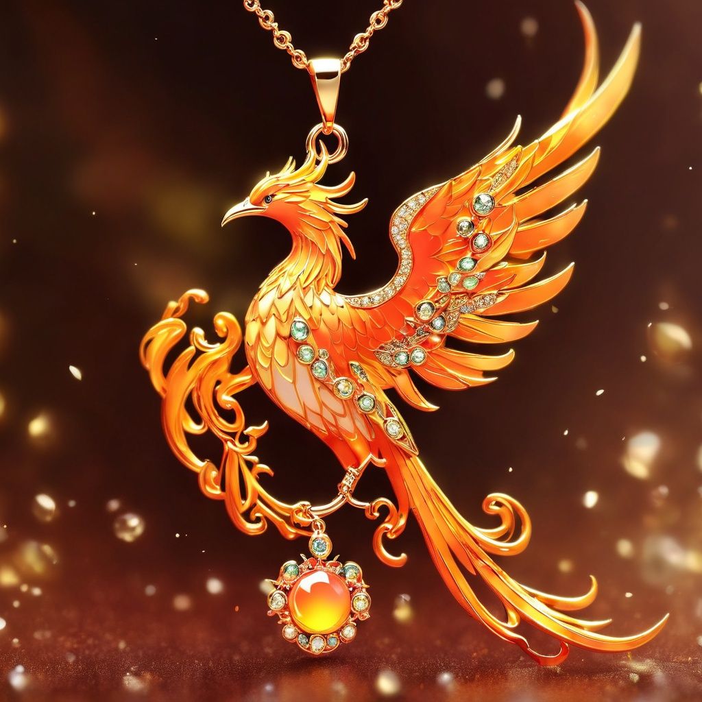 phoenix Pendant,  masterpiece,  best quality on Tensor.Art