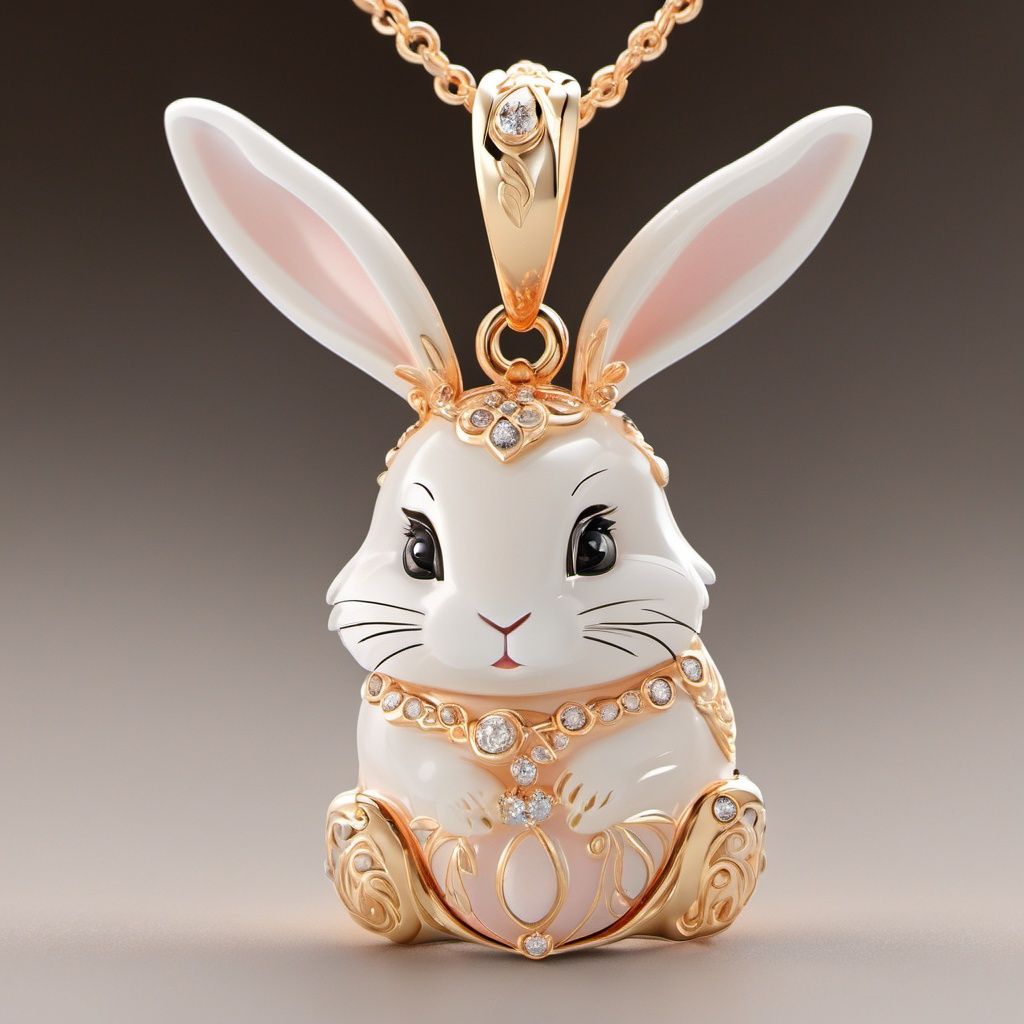 rabbit Pendant,  masterpiece,  best quality on Tensor.Art