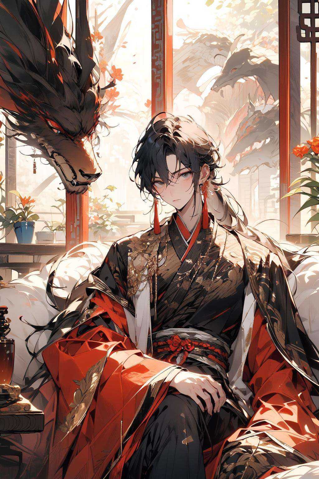 best quality,  PIXIV,  midjourney portrait on Tensor.Art