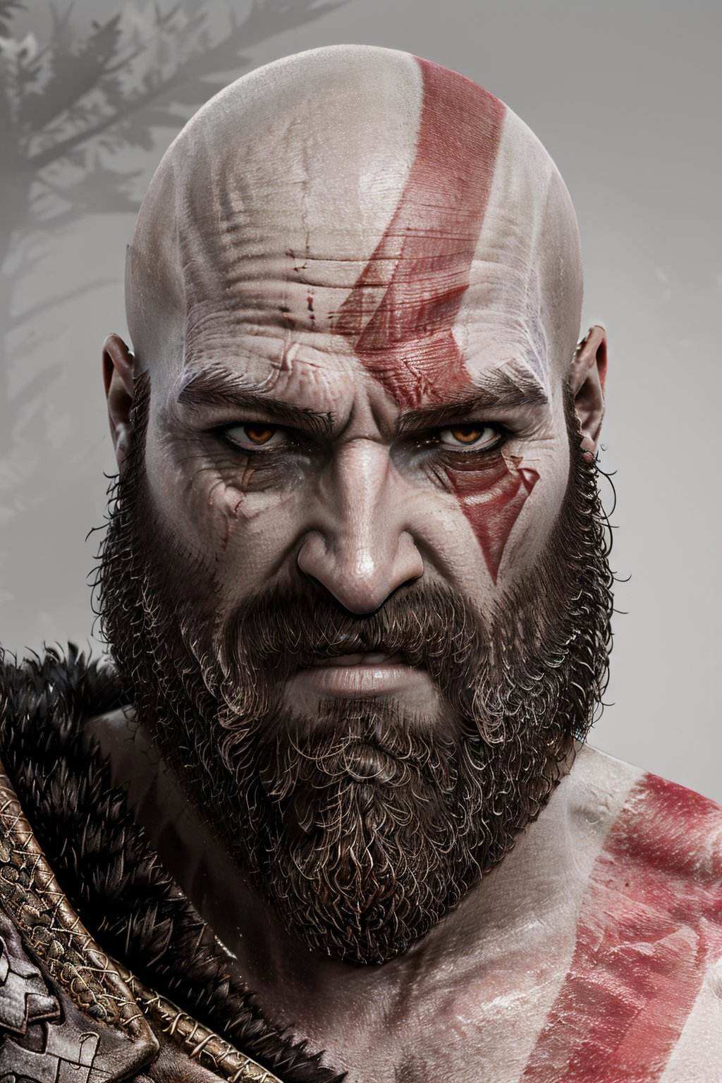 kratosGOW_soul3142,  1boy,  scar by soul3142 on Tensor.Art