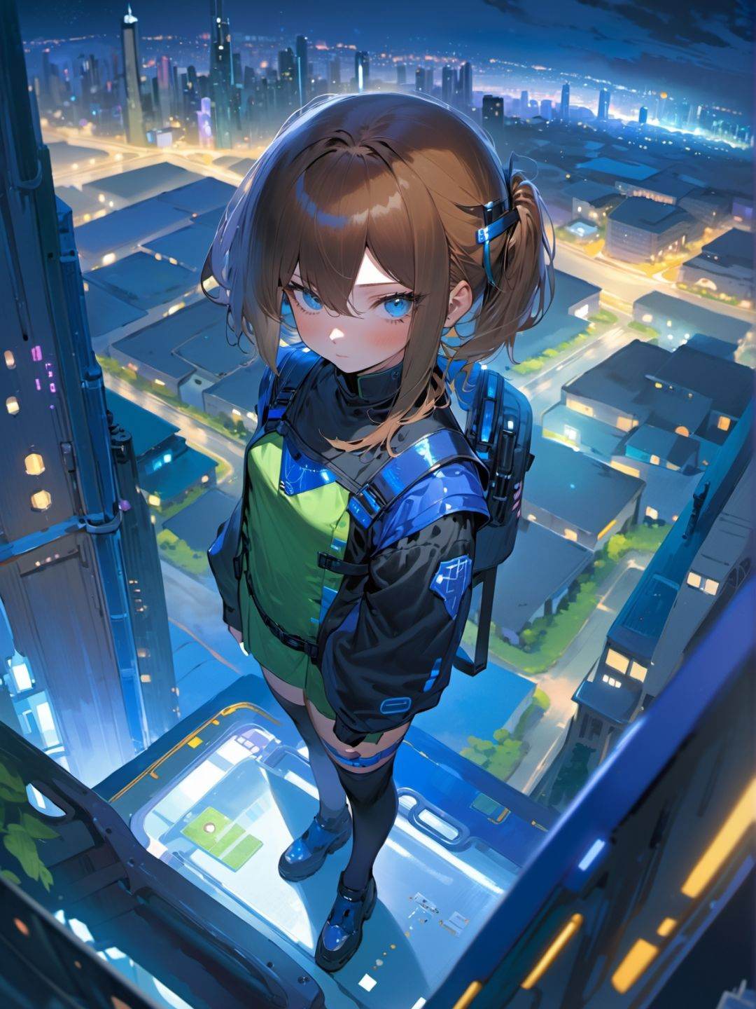 1girl,  Sapphire,  chestnut on Tensor.Art