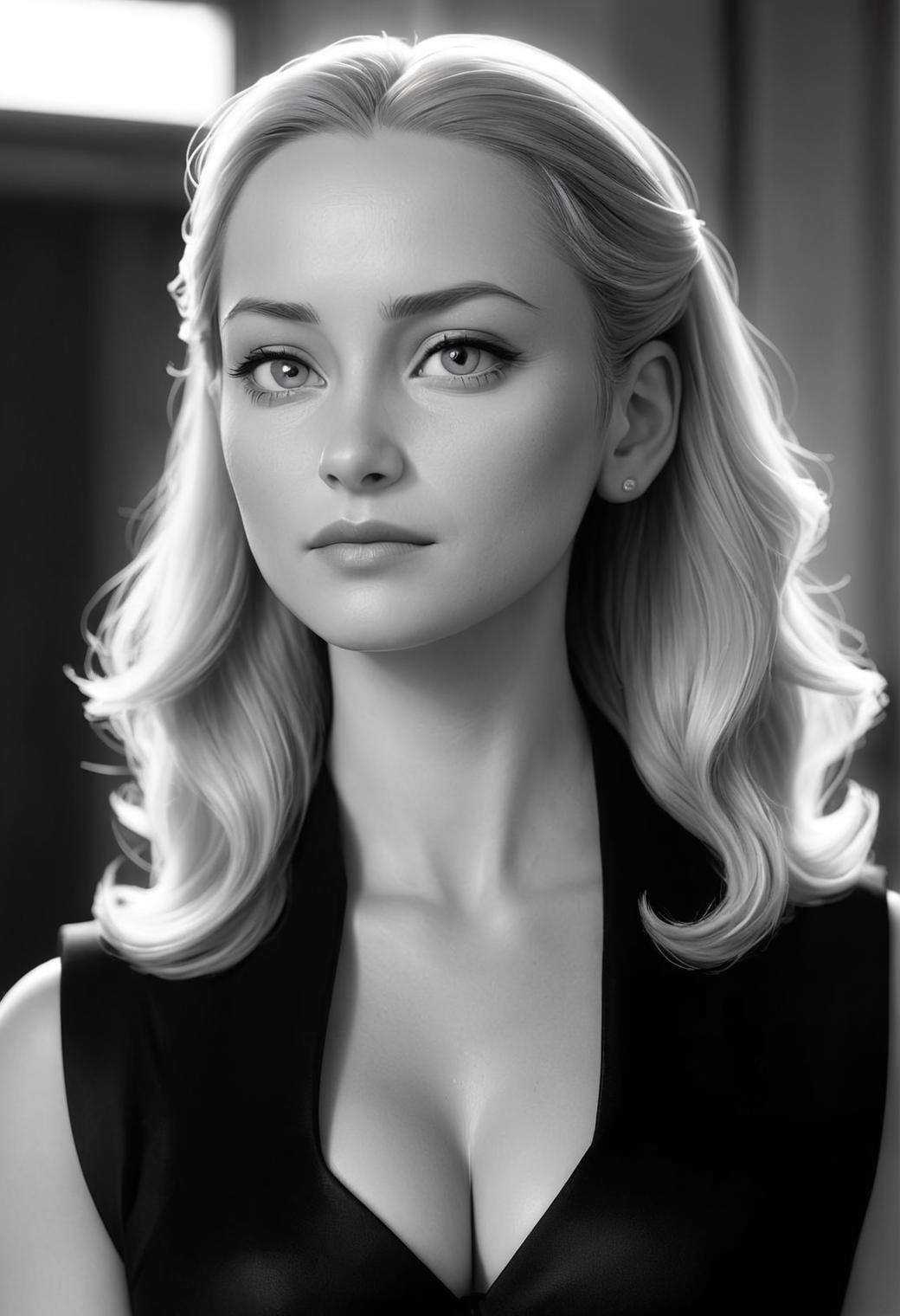 wench ,  LUANDA ,  Howie Mandel monochrome grayscale black and white b&w cool shadows warm highlights soft focus black and...