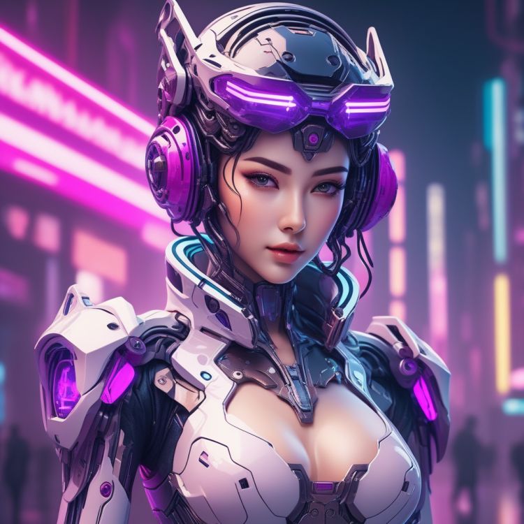 全网首发|Neon Punk机甲 by 烟上月 on Tensor.Art