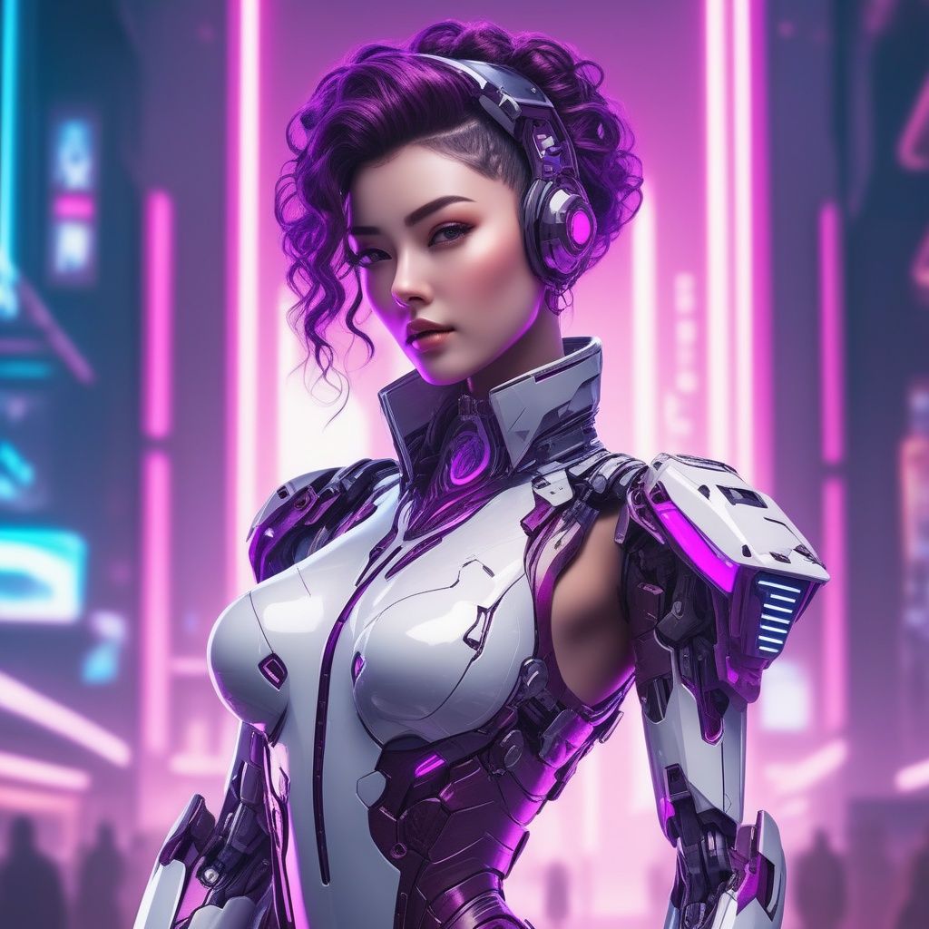 neonpunk style ,  ddia6-mecha,  solo by 烟上月 on Tensor.Art