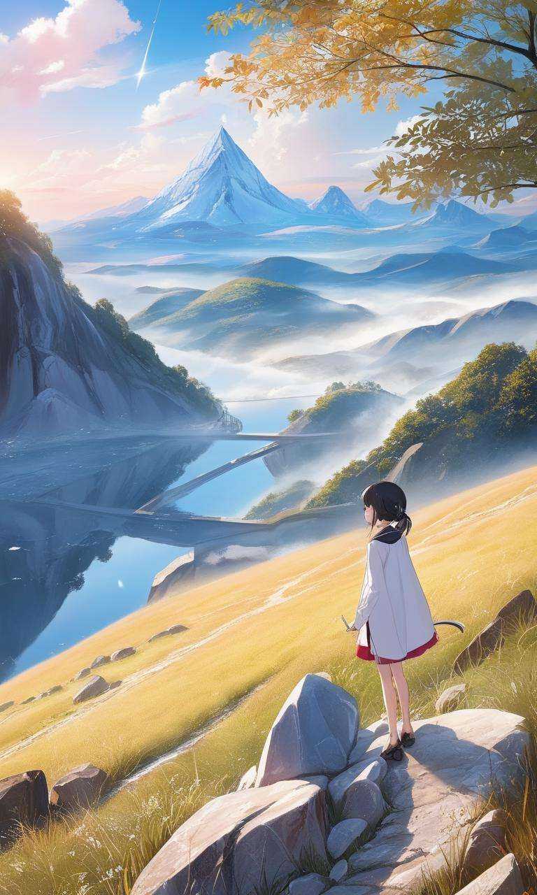 1girl,  landscape,  masterpiece on Tensor.Art
