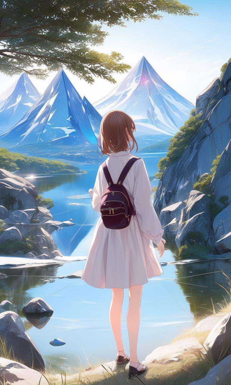 1girl,  landscape,  masterpiece on Tensor.Art