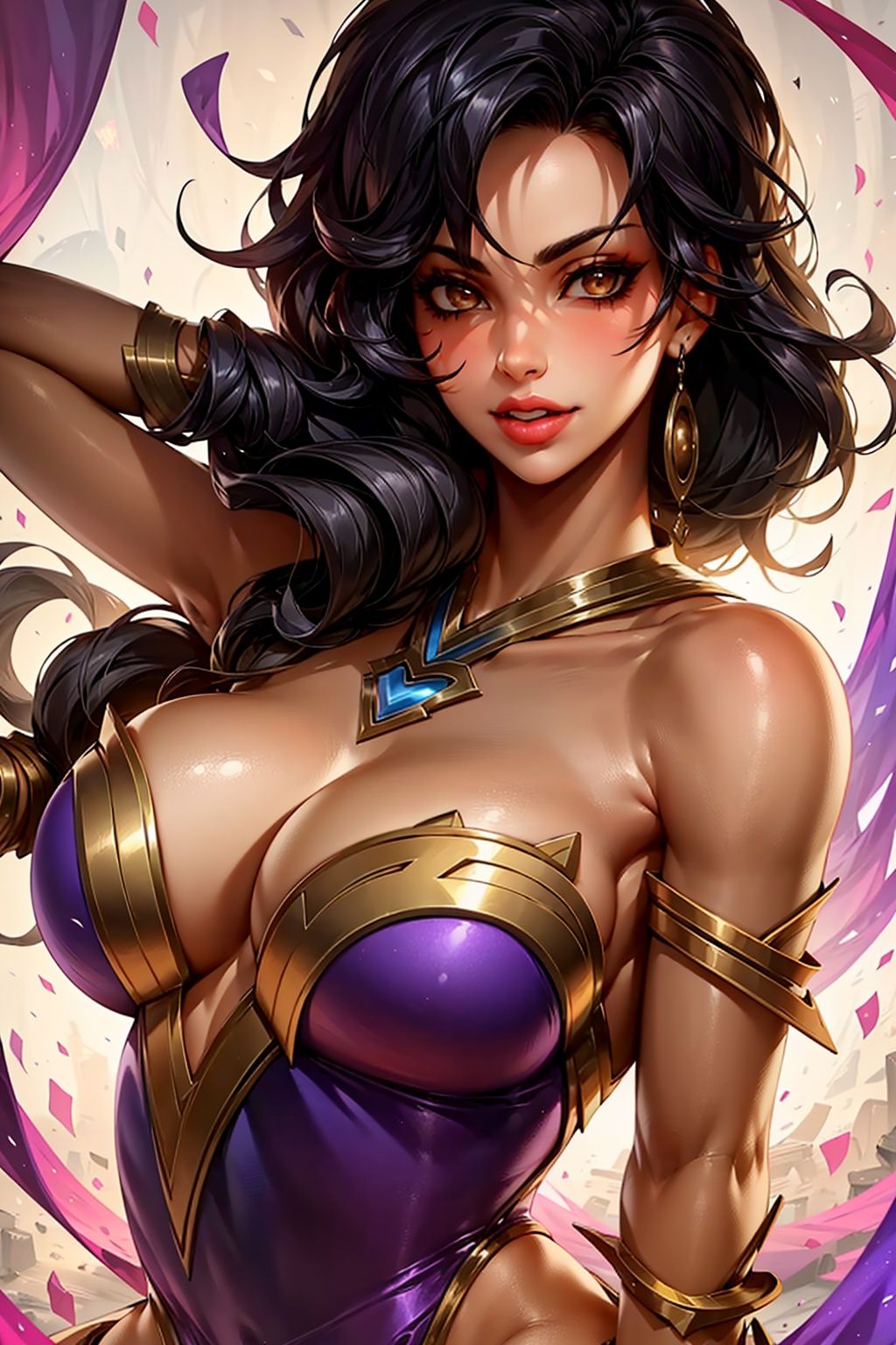 1girl, esmeralda, arms behind back, upper_body, <lora:EMS-21518-EMS:0.8>