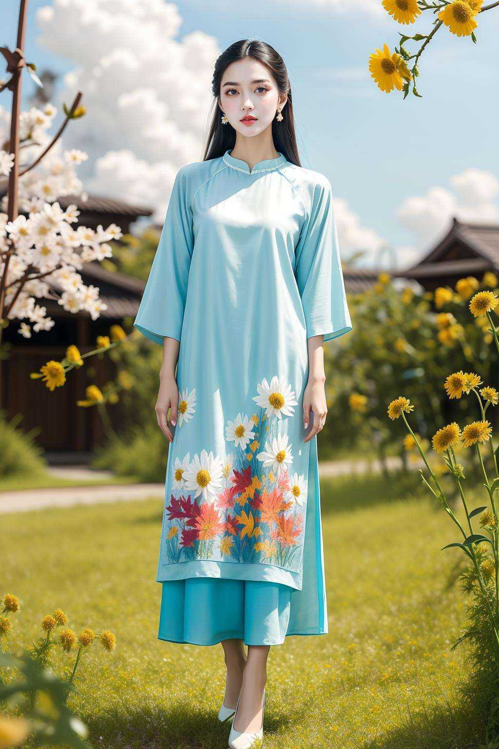 lady,  full body,  black hair on Tensor.Art