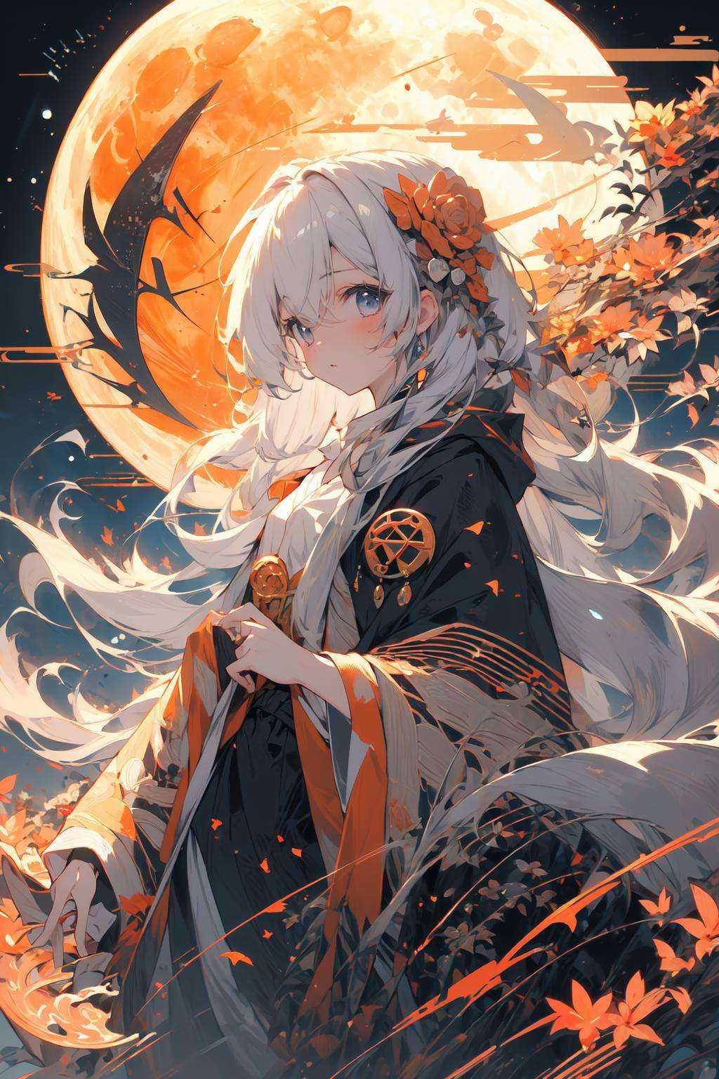 (masterpiece:1.2), best quality,PIXIV,  As the moon,1girl,Elaina, <lora:As the moon_20230809104912-000018:1>
