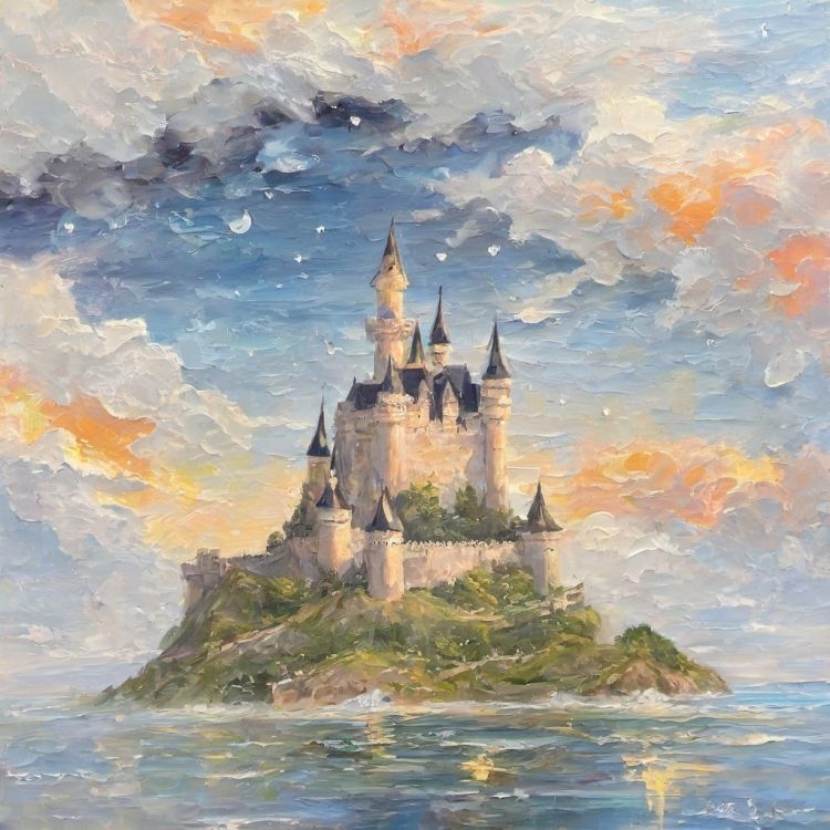 Artistic Oil Painting Stick(Landscape) by Pha on Tensor.Art