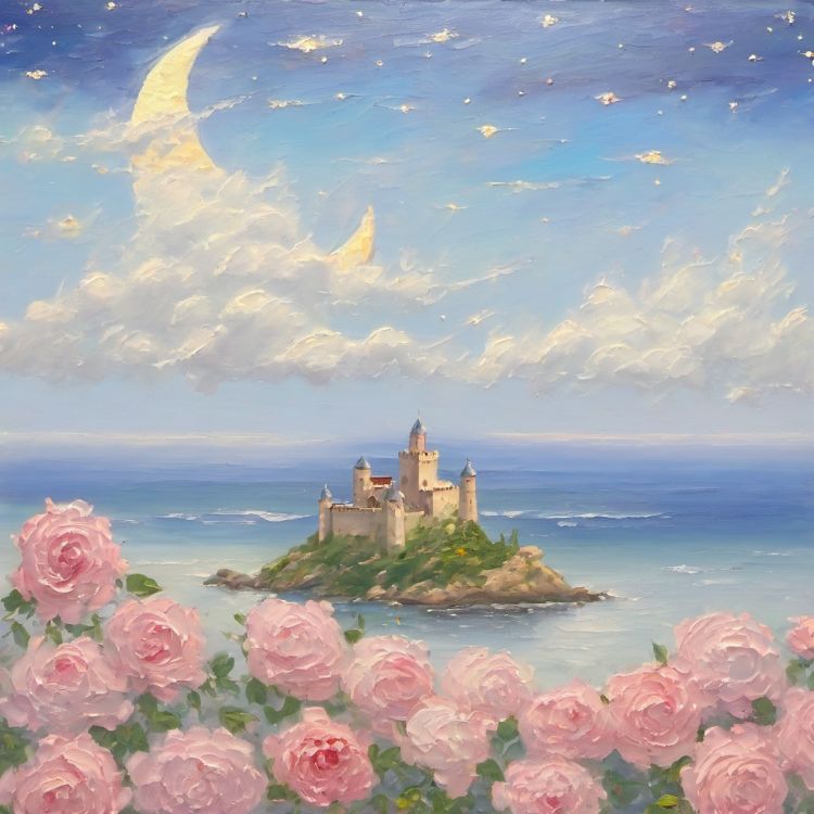 Artistic Oil Painting Stick(Landscape) by Pha on Tensor.Art