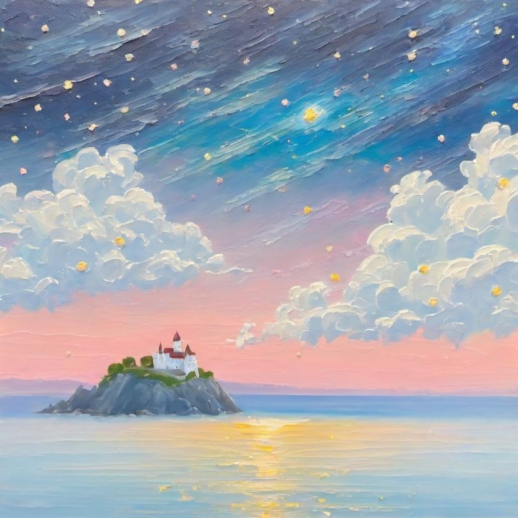 Artistic Oil Painting Stick(Landscape) by Pha on Tensor.Art