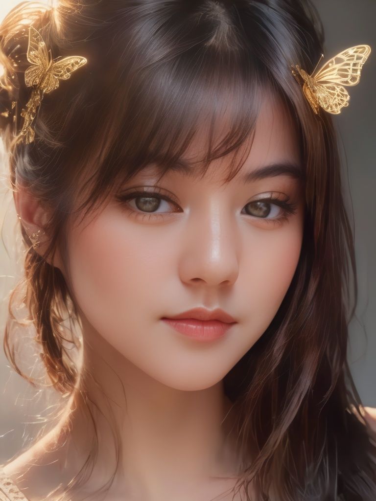 8k portrait of beautiful cyborg with brown hair,  intricate,  elegant on Tensor.Art