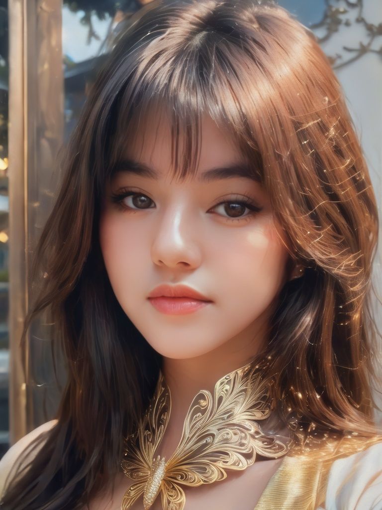 8k portrait of beautiful cyborg with brown hair,  intricate,  elegant on Tensor.Art