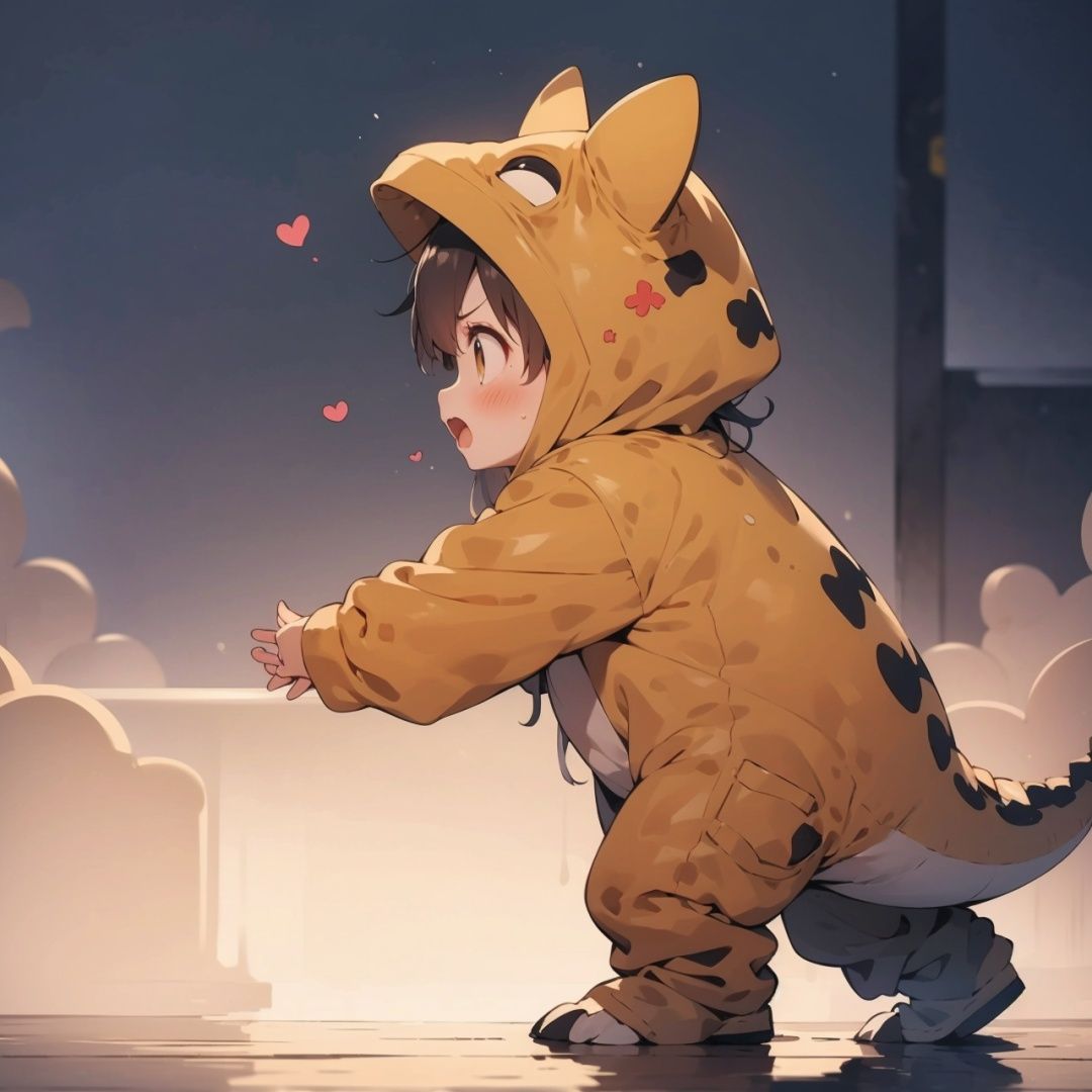 dino,  yellow costum,  1boy on Tensor.Art