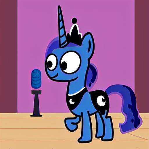 (princess luna),  pony,  feral on Tensor.Art