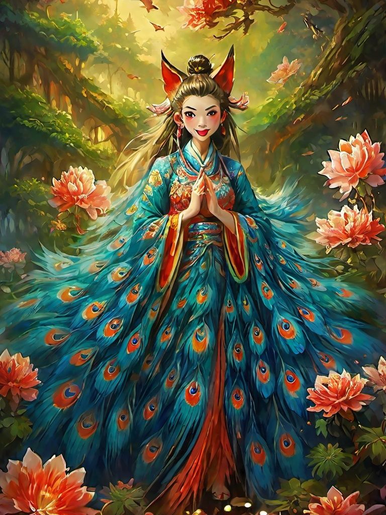 High detailed, High precision, Hyper quality, UHD,16k, Rich details, rich elements, illustration,1girl, beautiful, surrounded by Piranhas fish, sharp teeth, lotus, lotus leaf, pearlygates ,devil,horror,traditional clothes, dark blood theme, scary dress  ,nahidadef,anime style,raidenshogundef,Dark Series,(Marin Kitagawa),zhuzhuqing,dudou,no,winter,high_heels,sprsum,dsicogirl,cat ears,miaoniang,(Umaru Chan),Spirited Away,anime,Miao clothing