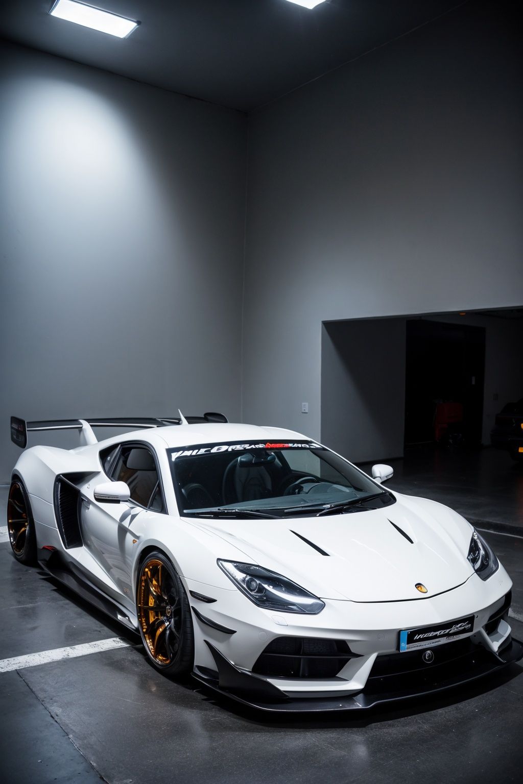 Exotic supercar,  aesthetics,  atmosphere on Tensor.Art