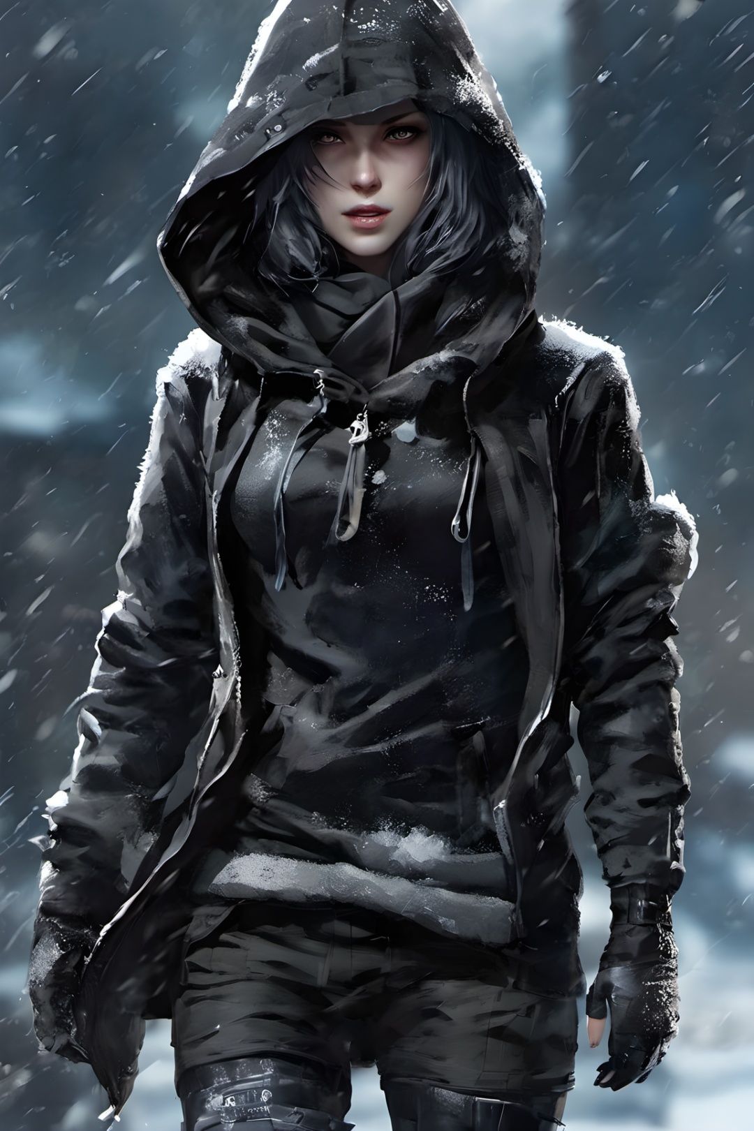 assassin creed,  1girl,  winter_clothes on Tensor.Art