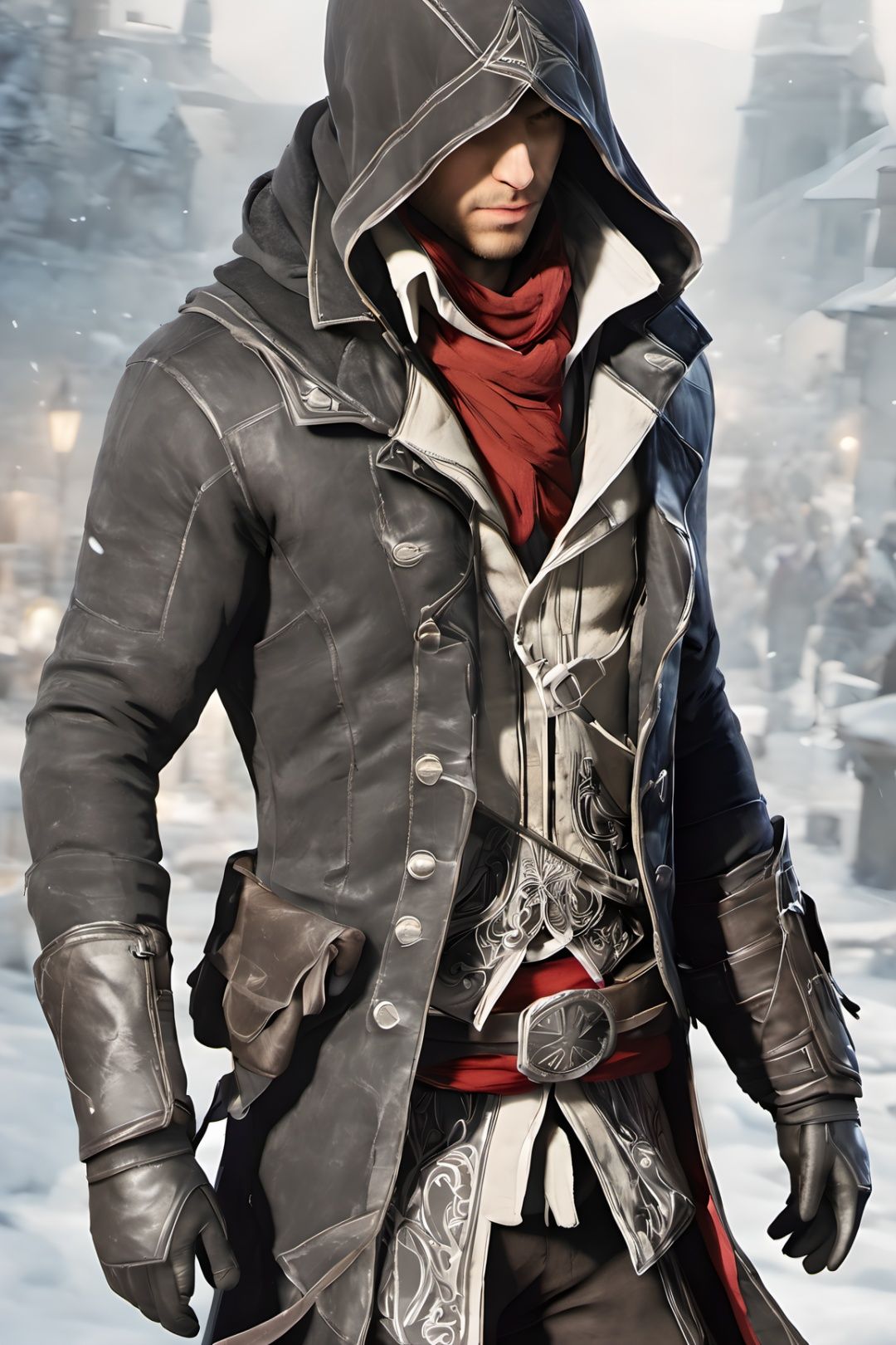 assassin creed,  1boys,  winter_clothes on Tensor.Art