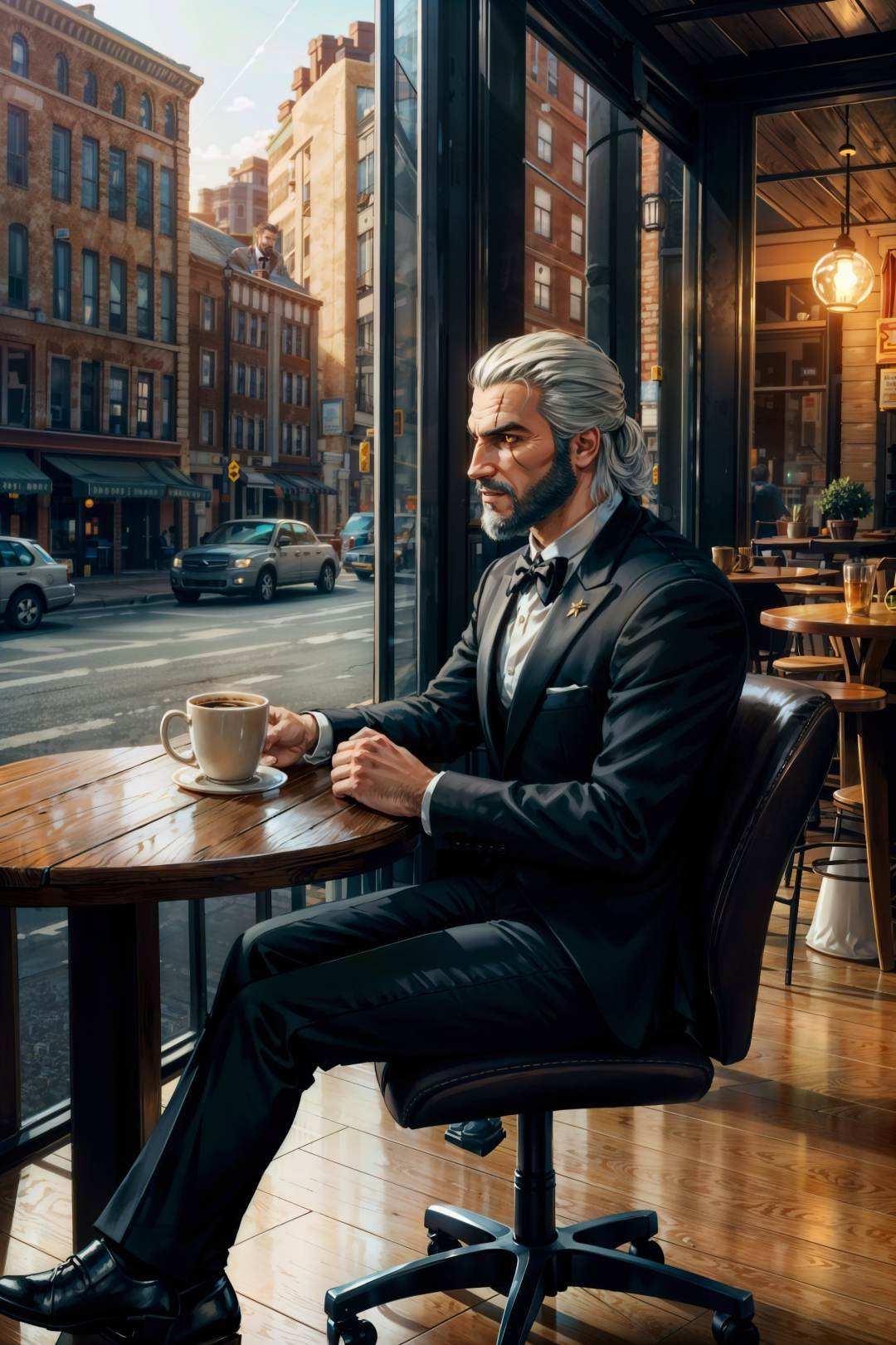 geralt_soul3142,  1man,  beard on Tensor.Art
