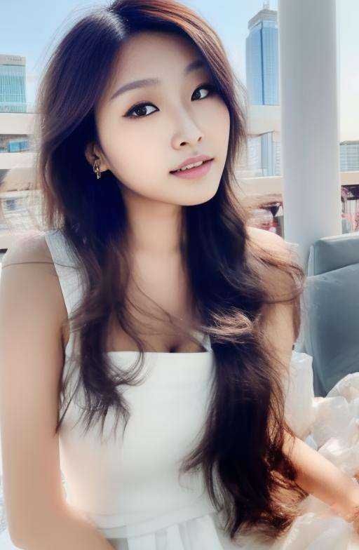 candid photo of instafamous babe (hyoon2 woman ) enjoying shopping in (Gangnam) South Korea,  perfect slender body and smo...