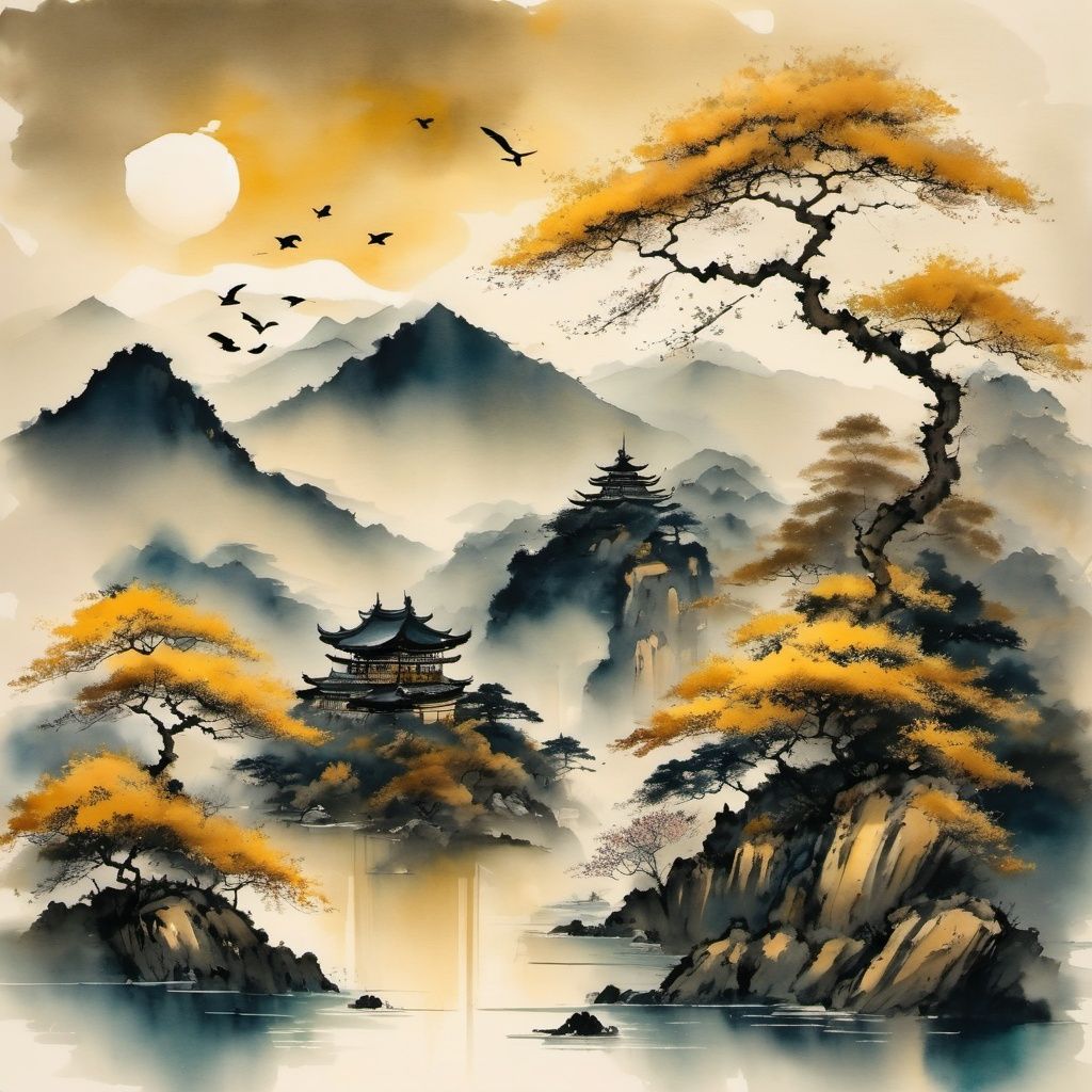 ink scenery,  tree,  scenery by Goofy Ai on Tensor.Art