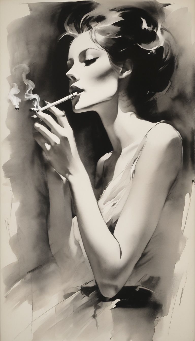 sketch,  monochrome,  a scenery by SKBJIJII on Tensor.Art