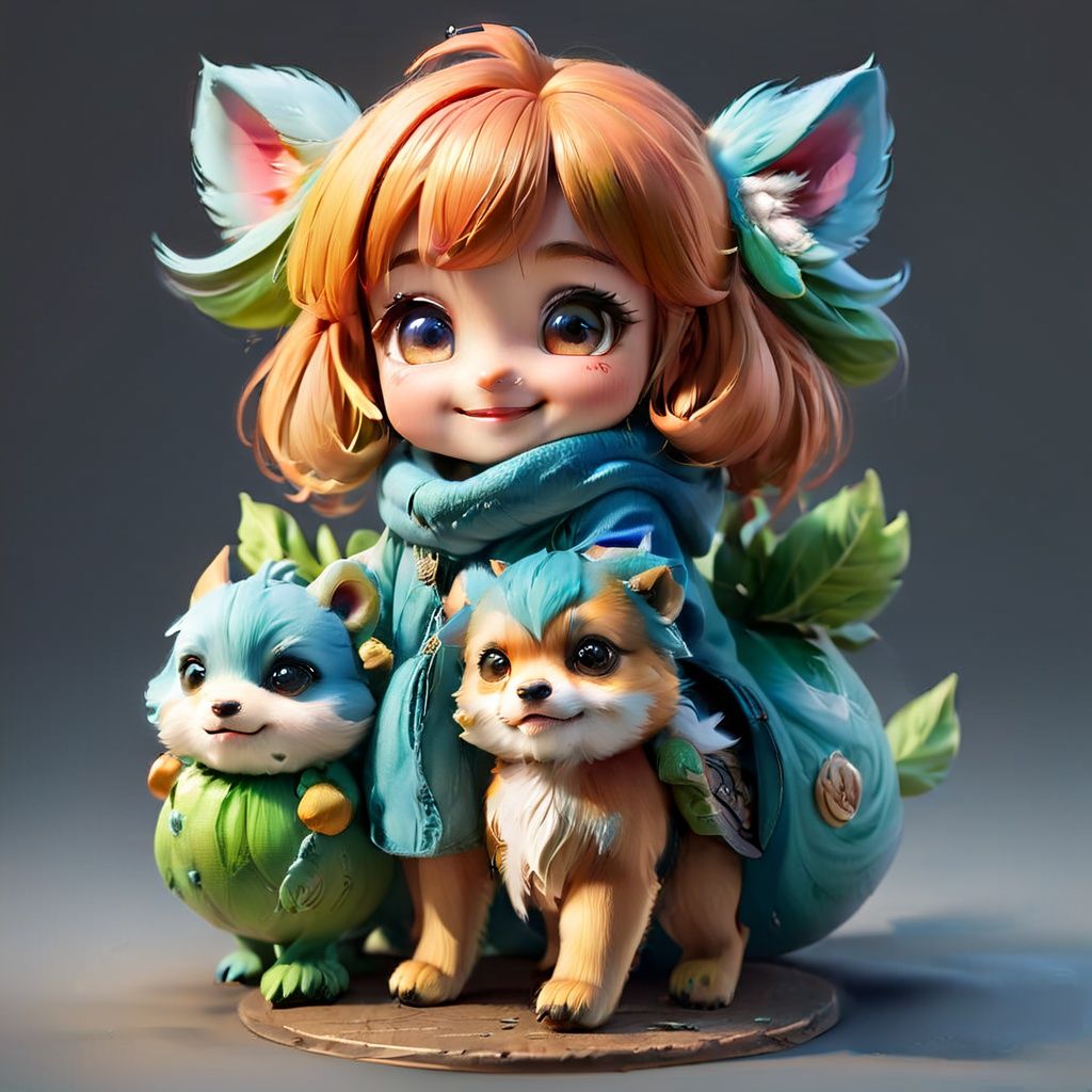 
((best quality)), ((masterpiece)), (detailed) ,animal, wooden pots,Oars, tater,((3D model, Zbrush, complex 3D rendering super detailed)),full body,chibi, colourful, oversaturated, ultra realistic,cute, small,digital painting, digital art, art station, concept art, (colour contrast: 1.1), finest masterpiece, 8K, HDR, optical depth of field, wide light. High Contrast, Chromatic Aberration, Sharp Focus, simple red blue gradient background,fully body,


Through the little dog, nature has given us a model of constant devotion. By loving fully and unconditionally, it makes us better, kinder, our own noblest selves. Therein lies the quiet miracle of its existence and the profound gift of its company. Our lives are brighter, made whole, in the halo of this small sweet spirit.


cute,chibi, colourful, oversaturated, ultra realistic,cute, small,digital painting, digital art, art station, concept art, (colour contrast: 1.1), finest masterpiece, 8K, HDR, optical depth of field, wide light. High Contrast, Chromatic Aberration, Sharp Focus,(smile:1.1),(corrage1.1)