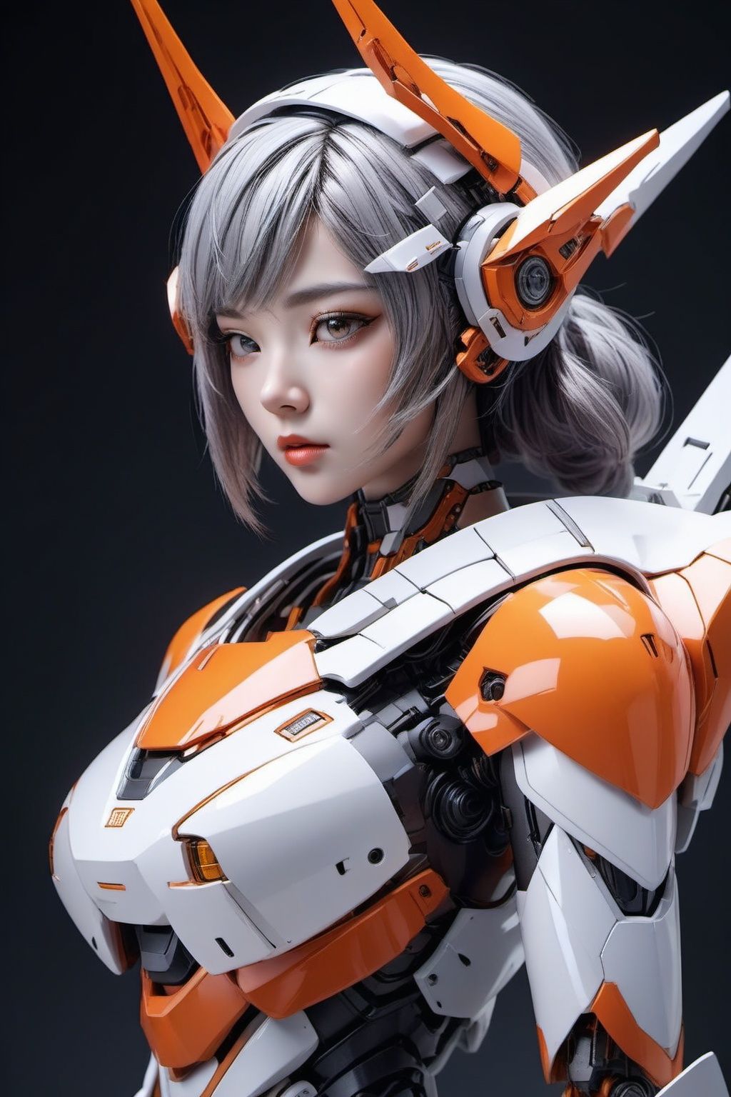 masterpiece,best quality,(photorealistic:1.4),(ultra detailed:1.3),unity 8k wallpaper,mecha musume, mechanical parts, robot joints, headgear, full armor,1girl, solo, (masterpiece, best quality, high quality, highres, ultra-detailed),color_theme,mecha musume, mechanical parts, robot joints,headgear,full armor
